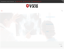 Tablet Screenshot of cliniquetag.com